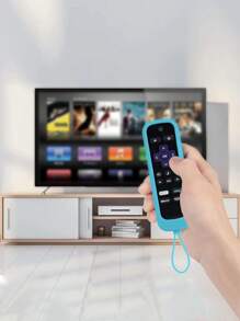 1 Vỏ bọc điều khiển từ xa bằng silicon cho điều khiển từ xa TV Roku/điều khiển từ xa đơn giản Roku/điều khiển từ xa bằng giọng nói Roku (không có giắc cắm tai nghe) dùng cho trường học, văn phòng, gia đình, du lịch, túi xách, hộp đựng, lưu trữ - Nhiều màu - Xem 5