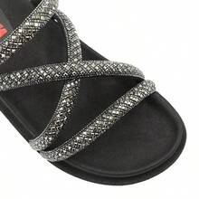 Raissa Flat Sandal - 黑色 - 查看 5