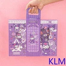 Sanrio Planner 徽章套装：My Melody 闪光笔和记事本、Kuromi 可爱胶带饰品礼盒、My Melody 笔记本吊坠装饰、Kuromi 豪华生日礼物 - 彩色 - 查看 14