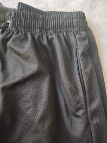 Bermuda Shorts Men's Dry Fit Shorts For Football Gym Training Pool - Black - View 2