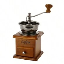 1pc Manual Coffee Grinder - Adjustable Gear And Ceramic Conical Burr Mill, Suitable For Home And Travel Use, Also Great For Back To School Student Supplies