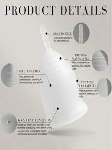 一套A级硅胶月经杯，卫生且可重复使用。