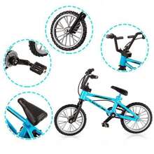 1pc Alloy Simulation Bicycle Model Toy, Creative Mini Finger Bicycle, 1:18 Random Delivery
