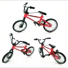 1pc Alloy Simulation Bicycle Model Toy, Creative Mini Finger Bicycle, 1:18 Random Delivery