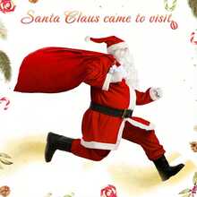 1 Túi quà khổng lồ hình ông già Noel màu đỏ, Túi Giáng sinh cỡ lớn có thể tái sử dụng, Túi rút nhung Giáng sinh mềm màu đỏ để gói quà, trang trí cây thông Noel - màu đỏ - Xem 9