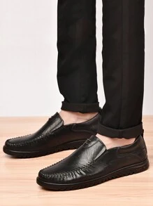 Casual British Simple Romantic Elegant British Style Every Match Gentleman Style Men Daily Outdoor Leisure Business Party Vacation Commute To Work Spring Summer Autumn Winter Four Seasons Black Red Brown Lightweight Non-Slip Breathable Comfortable Loafers Men's Shoes Big Size Men's Shoes 44 45 46 47 New Men's Shoes Solid Color Round Toe Low Top Shoes Cover Feet Flat Slip-On Loafers Casual Men's Shoes Leather Shoes Outdoor Men's Shoes Business Shoes Driving Shoes Boat Shoes Large Size Men's Shoes Loafers