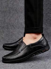 Casual British Simple Romantic Elegant British Style Every Match Gentleman Style Men Daily Outdoor Leisure Business Party Vacation Commute To Work Spring Summer Autumn Winter Four Seasons Black Red Brown Lightweight Non-Slip Breathable Comfortable Loafers Men's Shoes Big Size Men's Shoes 44 45 46 47 New Men's Shoes Solid Color Round Toe Low Top Shoes Cover Feet Flat Slip-On Loafers Casual Men's Shoes Leather Shoes Outdoor Men's Shoes Business Shoes Driving Shoes Boat Shoes Large Size Men's Shoes Loafers