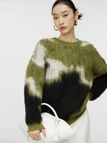 Suéter holgado de lana grueso y cálido, diseño nuevo de otoño/invierno de ROEYWANG