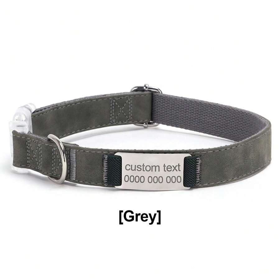Custom Dog Collar With Metal Buckle Pet Collars Personalized With