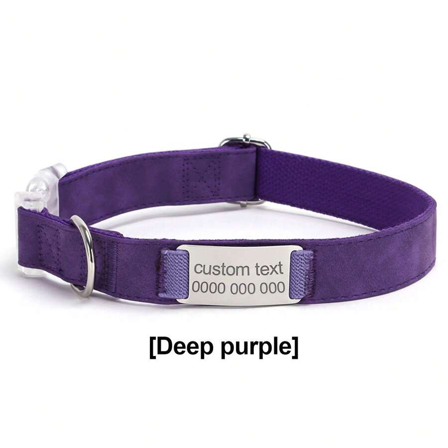 Custom Dog Collar With Metal Buckle Pet Collars Personalized With