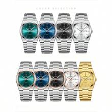 POEDAGAR Luxury Quartz Man Wristwatch Sport Men Watches Waterproof Luminous Date Week Stainless Steel Men's Watch Male