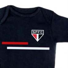 Kit 2 Items Baby Bodysuit São Paulo 100% Ultra Soft Cotton + Sneakers Star Booties Luxury Booties - màu đen - Xem 3