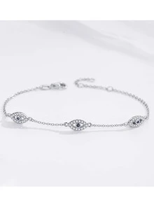 TONGZHE 1 chiếc vòng tay quyến rũ sang trọng bằng bạc Sterling 925, phong cách Hip-Hop thời trang, quà tặng ngày lễ tình nhân/sinh nhật - phong cách 1 - Xem 6