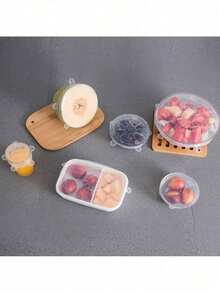 Cap Reusable Wrap Organization Storage Tool Kitchen Accessories 6PCS Si - 1 - 查看 5