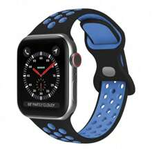 Silikonarmband kompatibel mit Apple Watch Bändern 8 7 45mm 41mm 49 44mm 42mm 40mm 38mm, atmungsaktives Armband kompatibel mit Apple Watch Series 6 5 4 3 SE Ultra