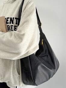 复古斜挎包，新款韩版时尚手提包，大容量单肩包，开学季必备，教师节理想礼物，可定制字母图案，可重复使用，教师包，送给教育工作者的理想礼物，伴娘送给妈妈的礼物，复古风女包，日系街头风女包，新款时尚大容量女包，教师礼物 - 黑色 - 查看 6