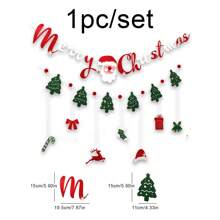 1set/1pc Christmas Party Decoration Felt 3D Cute Hanging Banner, Halloween, Halloween Decoration - Multicolor - View 8