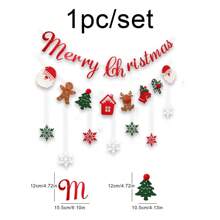 1set/1pc Christmas Party Decoration Felt 3D Cute Hanging Banner, Halloween, Halloween Decoration - Multicolor - View 2