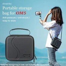 STARTRC 尼龙手提包便携包单肩包适用于 DJI OM5 手机云台稳定器，便携式设计 - 黑色 - 查看 2