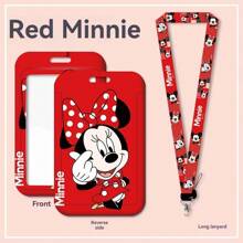 Pack Of 1 Isney 3D Lanvard ID Dip - Pvc Material. Antiloss Neck Bag With Protective Cover - Cute Cartoon Design For Men And Women Back To School