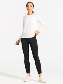 ZUTY 2 Stück thermisch gefütterte Leggings für Frauen, wasserabweisend, winterlich, wärmeisolierend, hoher Bund, Wanderleggings mit Taschen, Große Größen