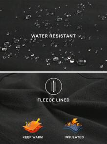 ZUTY 2 Stück thermisch gefütterte Leggings für Frauen, wasserabweisend, winterlich, wärmeisolierend, hoher Bund, Wanderleggings mit Taschen, Große Größen