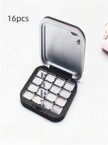 3/6/9/12/18 槽空磁性眼影盘化妆品收纳盒、口红和遮瑕膏收纳盒