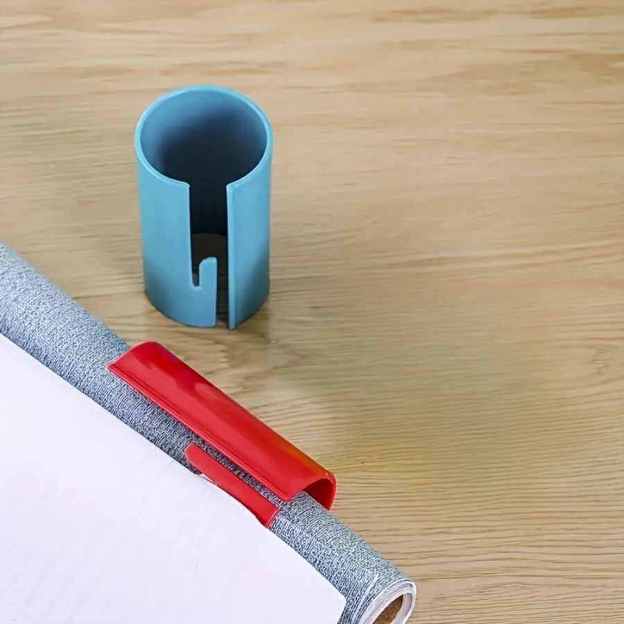 1pc Wrap Paper Cutter Roll Holder Round Tube Paper Trimmer Blade For Christmas And Holidays - Multicolor - View 1