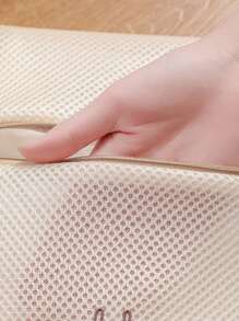 1pc Bra Laundry Bag, Socks Laundry Bag, Mesh Underwear Laundry Bag - Beige - View 7