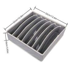 1pc Underwear Storage Box, Home Storage Bag, Socks & Underwear Organizer Box, Large Capacity Portable Clothes Storage Divider, Shirt, Pants, T-Shirt Storage - Multicolor - View 11