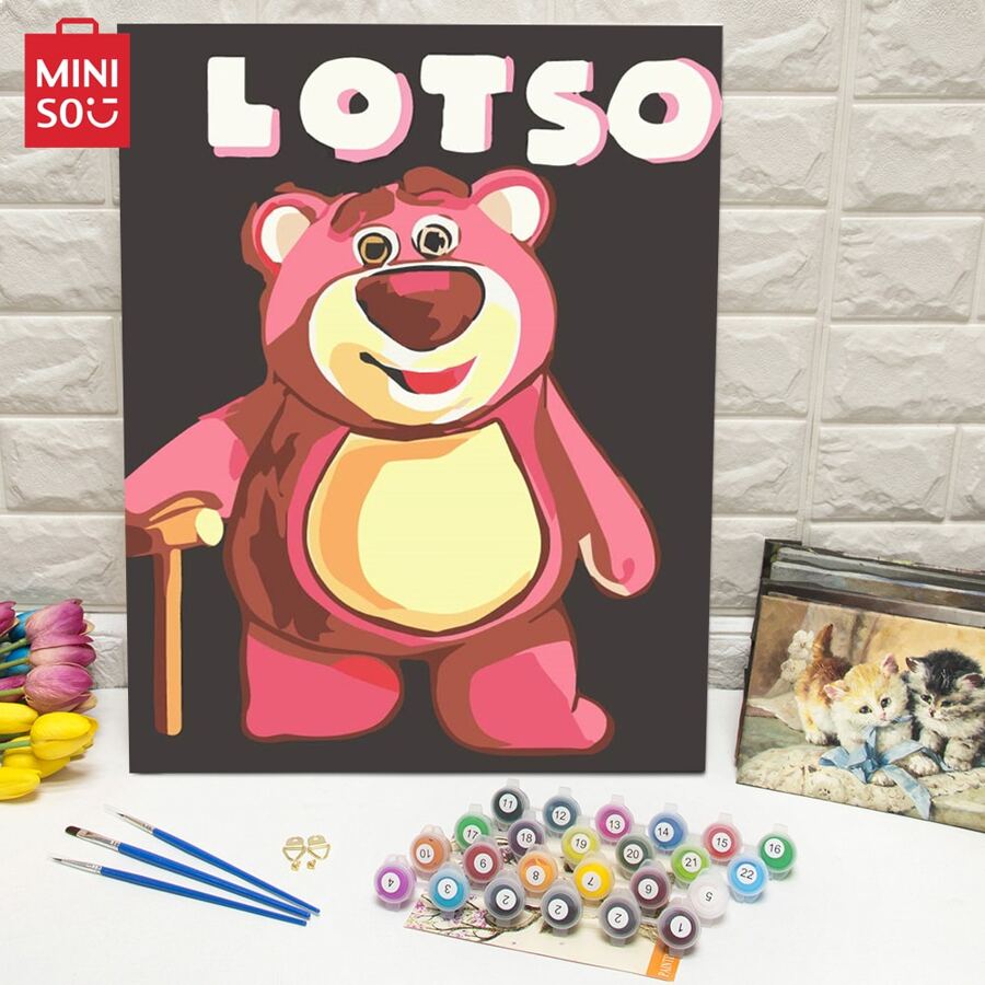 1 PC Oil Painting By Numbers LotsOHuggin Wall Decor DIY Hobby