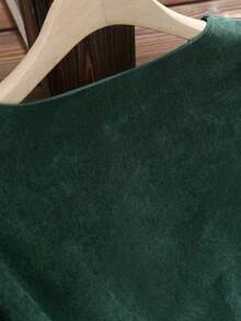 BELISNVOY New Vintage Floral Large Embroidered Knee Dress For 2025 - Green - View 5