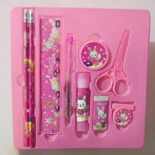 Cartoon Stationery Gift Set, 9pcs Children Creative School Supplies Learning Gift (Packaging Color Random) - Multicolor - View 10