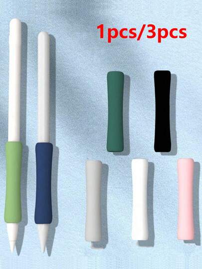 1 件/3 件硅胶 Apple Pencil 第二代握把套，创意薄边旋转设计