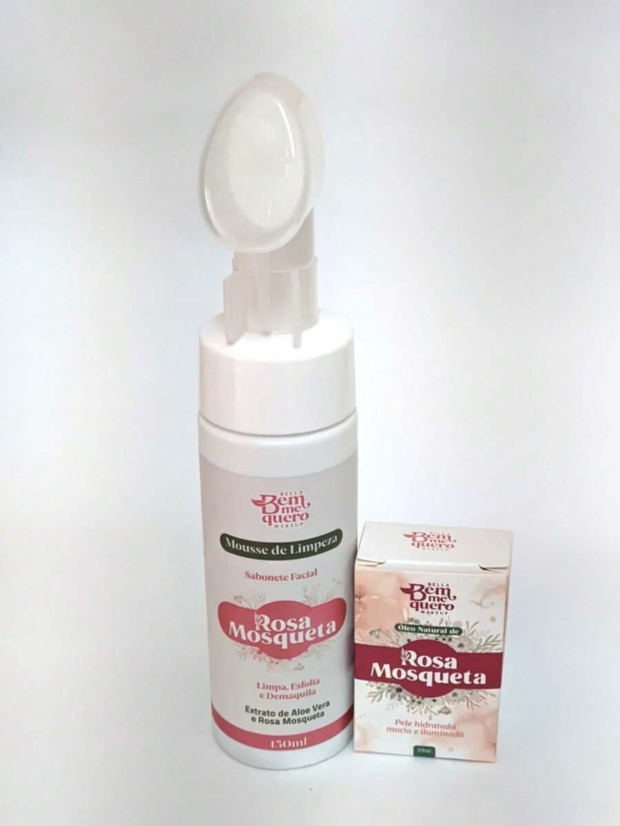 Rosehip Kit (Oil And Mousse) - Bem Me Quero - Màu Hồng baby - Xem 1