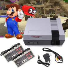 Consola de juegos retro: minisistema de juegos retro clásico con 620 juegos integrados, salida AV, sistemas de la vieja escuela, videojuegos Plug & Play - Blanco - Ver 2