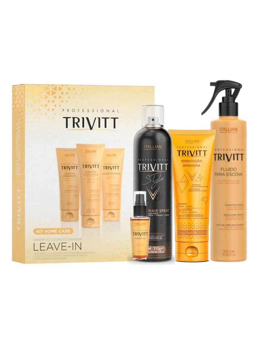 Combo 7 Products Trivitt Leave-In Fluid Shine Shampoo - 彩色 - 查看 1