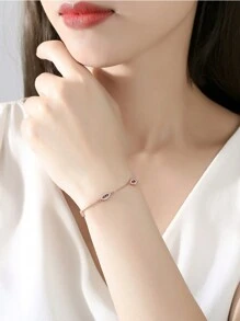 TONGZHE 1 chiếc vòng tay quyến rũ sang trọng bằng bạc Sterling 925, phong cách Hip-Hop thời trang, quà tặng ngày lễ tình nhân/sinh nhật - phong cách 1 - Xem 5