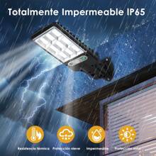 Lámpara Solar Led con Sensor de Movimiento con Paneles Solares, 108 COB Brillantes ip65 a Prueba de Agua con Cable de 5 Metros, Lámpara de Pared Solar Dividida Que Puede Almacenar Energía Eléctrica, con 3 Modos de Iluminación Aptos para Jardín, Exterior, Pasillo de Patio