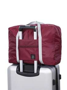 大容量可折叠旅行收纳袋，多功能防水手提包，适合商务旅行，随身行李手提包，波西米亚风 - 彩色 - 查看 7