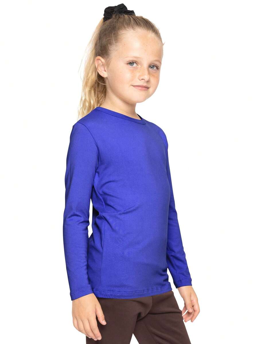 Girl's Oh So Soft Long Sleeve Crew Neck Top Youth Sizes 2 - 16
