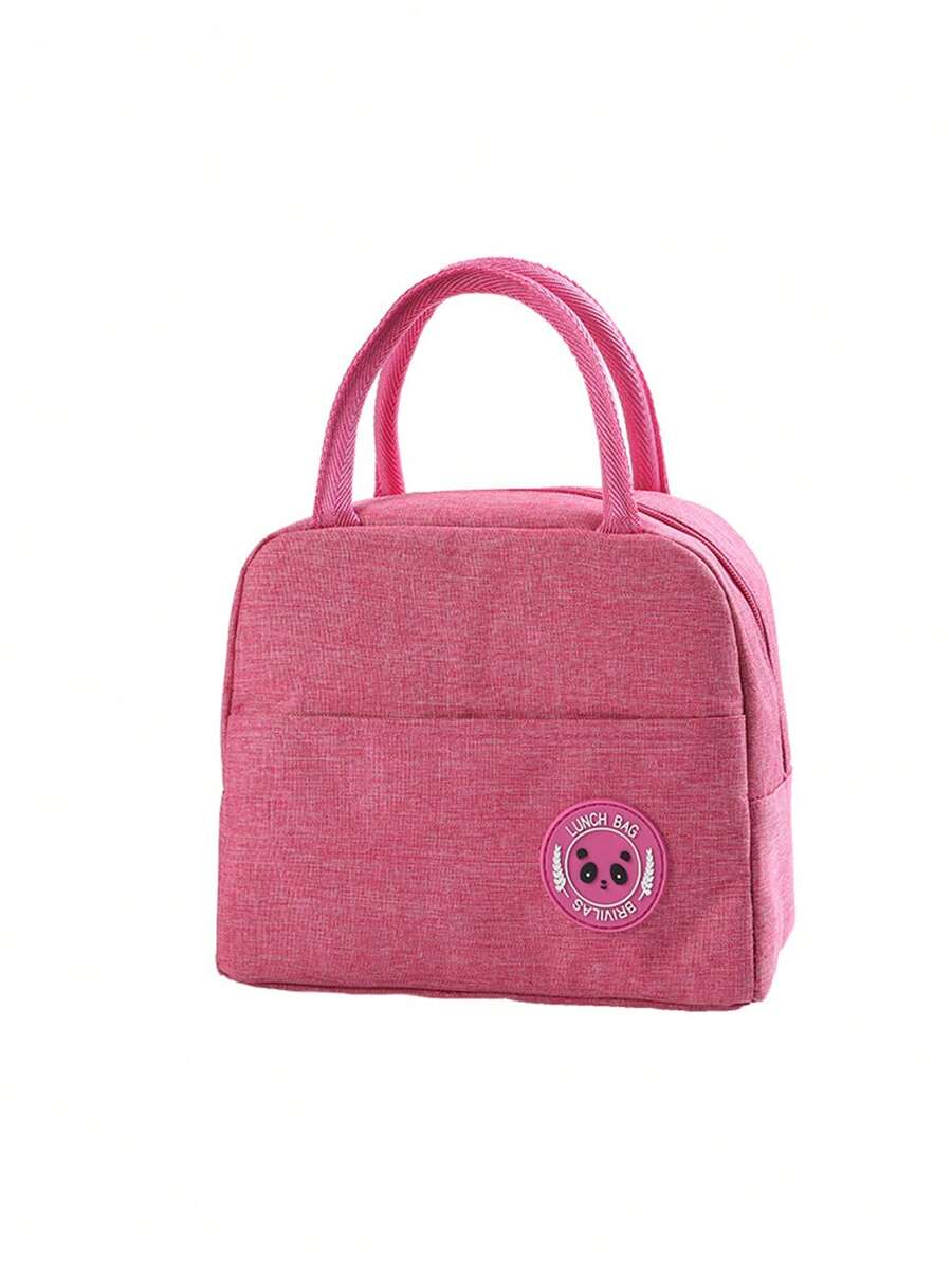 1pc Insulated Lunch Bag Office Worker Bento Box Cooler Bag Large