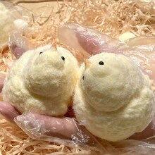 Handmade Squeeze Stress Relief Toy With Hen & Chick Design, Funny Squeeze Toy