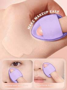 Bộ dụng cụ mút trang điểm 50/35/3 chiếc - Mút trang điểm dùng ướt và khô kép, Bông phấn nhung để tán kem nền, Cọ trang điểm có thể tái sử dụng được thiết kế để tạo khối, tạo mắt và khóe mắt, Phù hợp với mọi loại da, Dùng cho phấn phủ, kem nền, phấn mắt, kem dưỡng mắt, kem dưỡng da, kem BB/CC, phấn bắt sáng, mi giả, kem che khuyết điểm, trang trí móng tay - Nhiều màu - Xem 3