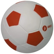 Oka Balón De Fútbol Imponchable N° 3.5 De Espuma con Un Peso 224gr Ideal para Niños y Jugar En Casa - Naranja - Ver 9