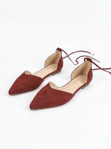 Fashionable Square Toe Pointed Toe Flats, Versatile Design Suitable For Dress, Skirt And Everyday Wear, Women