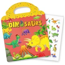 Reusable Children Sticker Book, Kids Ocean Animal & Vehicle Exploration Stickers, Portable Toddler Gel Sticker Activity Book, Ocean Wildlife & Vehicle Learning Sticker Set - Multicolor - View 16