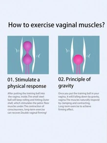Female Vaginal Kegel Ball,Female Tightening Exercises ,Sex Toys For Women Strengthen Pelvic Floor Muscles,Chinese Ben Wa Ball Tightening Exerciser