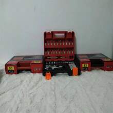 Bộ dụng cụ thủ công đa năng 53 món, thép crom vanadi, thích hợp để sửa chữa ô tô, xe máy, xe đạp, hộp kim loại bền - Nhiều màu - Xem 1