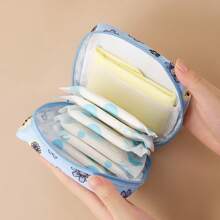 Mini Portable Cute Sanitary Pad Storage Bag, Pouch For Tampons, Pads And Lipsticks - Multicolor - View 5